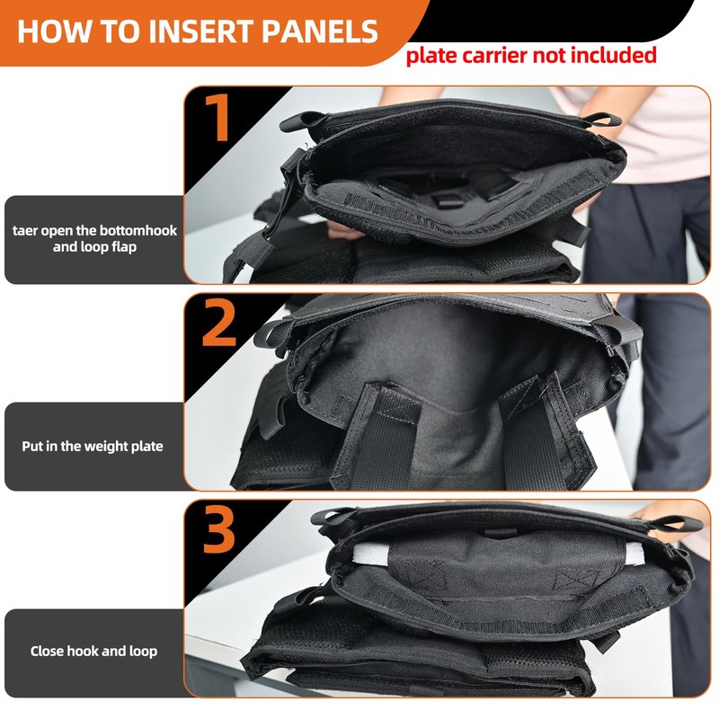 SUMSEEK Weighted Vest for Men Adjustable Heavy Duty Training Vest with MOLLE System,Strength Training, Running and Workouts