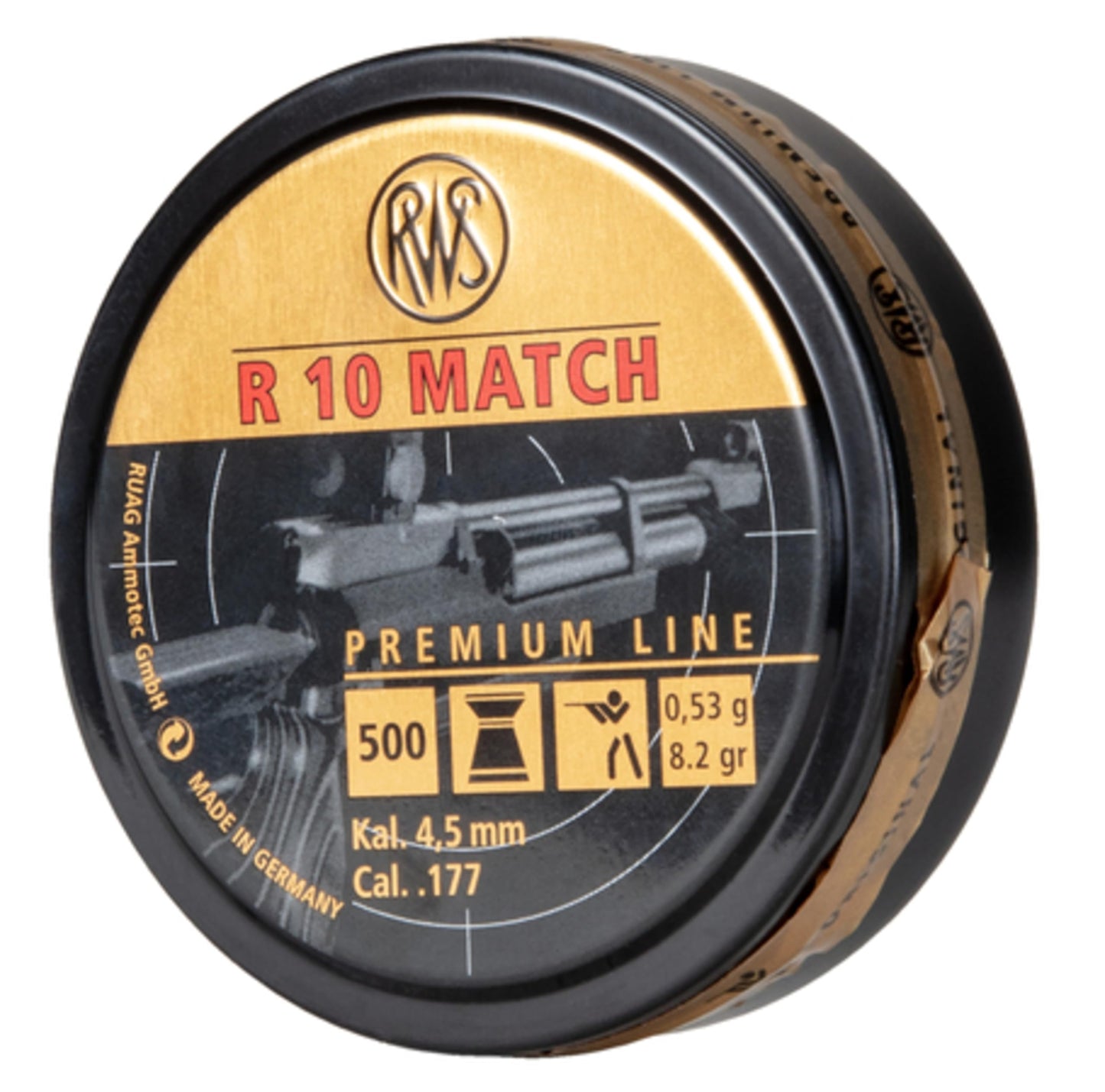 RWS 2315014 Competition Air Gun Pellets 8.2 Grain .177 Cal