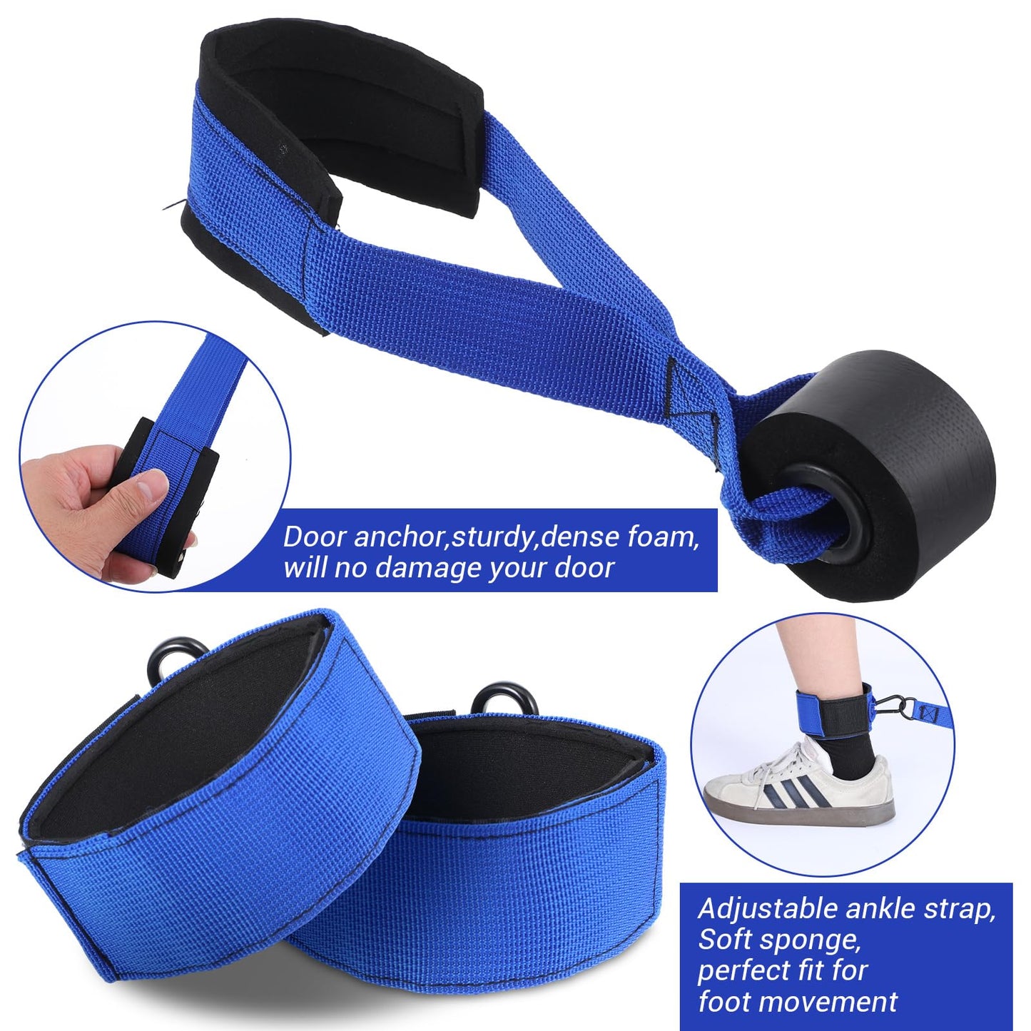 Kifmurase Heavy Resistance Bands for Working Out, 300lbs Exercise Bands with Handles, Workout Bands with Handles, Fitness Weight Bands for Men Muscle Strength Training Stretching Yoga