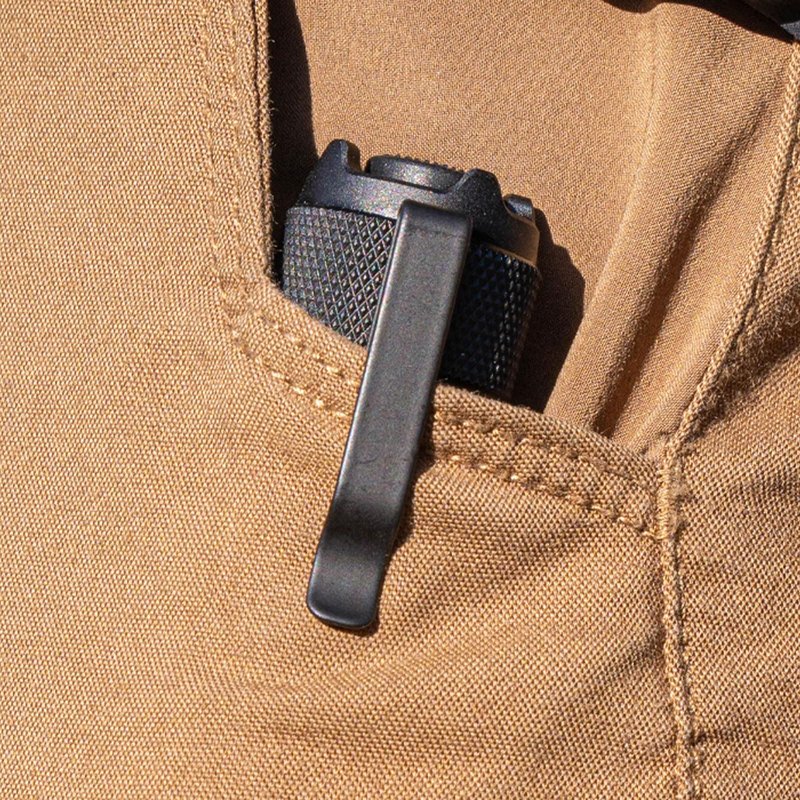 Sig Sauer Foxtrot-EDC 1350 Lumens Durable Waterproof Tactical Handheld Flashlight with Metal Deep Carry Pocket Clip, Copmact