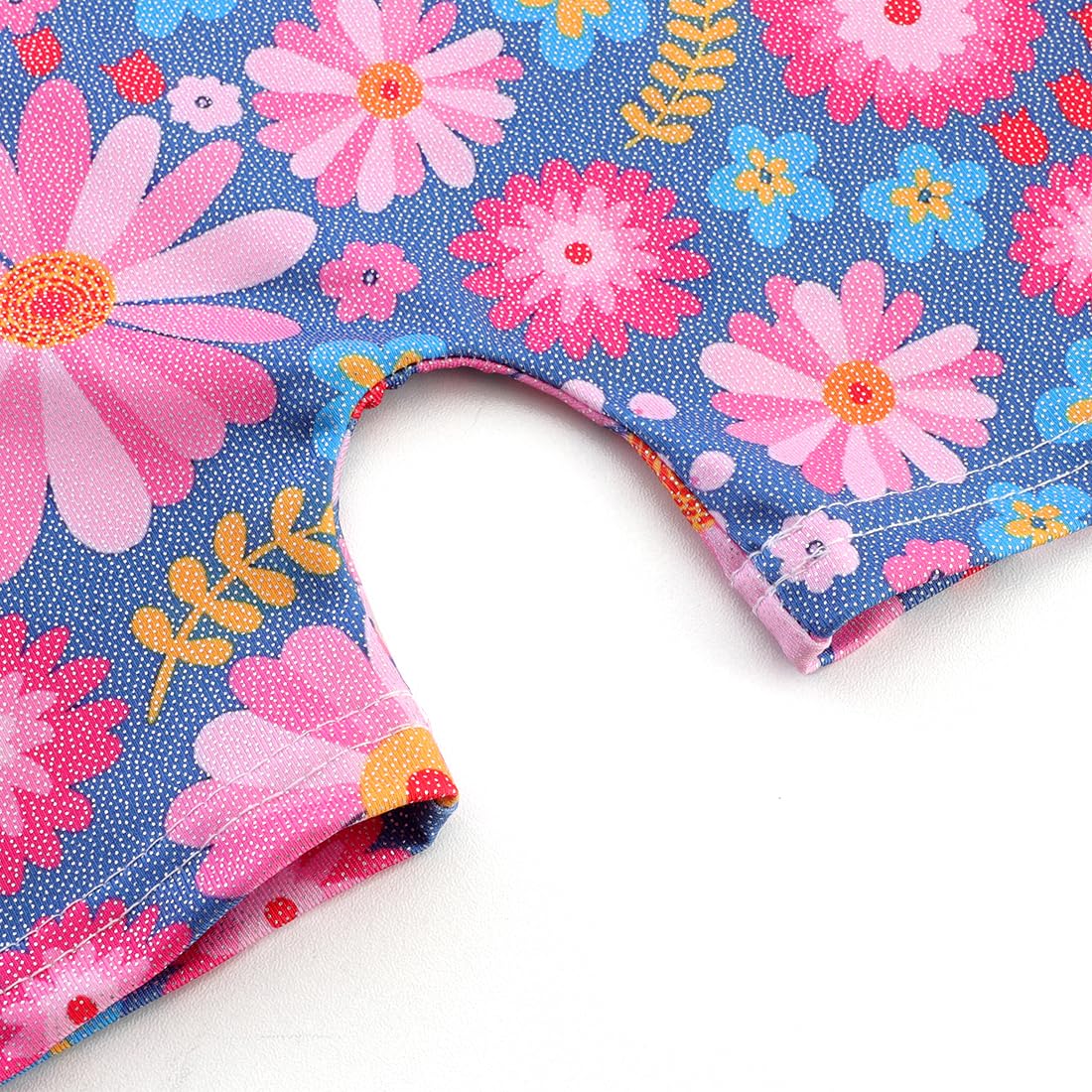 HOZIY Gymnastics Leotards for Toddler Girls 1t 2t Blue Flower Floral Tumbling Outfits Biketard Dance Clothes Clothing Toddlers Sparkle Sparkly Glitter Kids