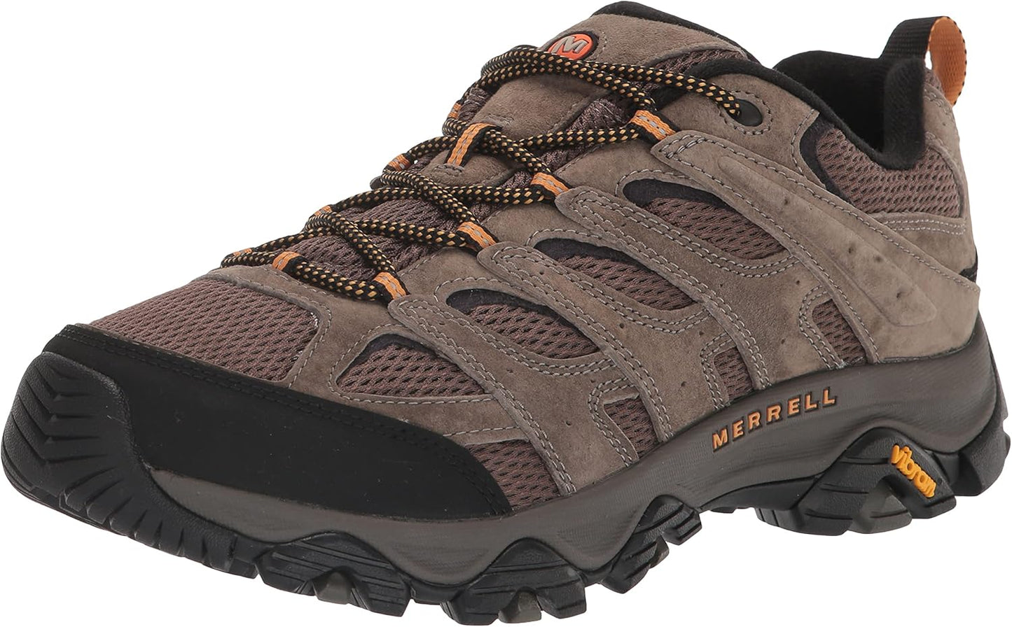 Merrell Men's Moab 3 Hiking Shoe - Durable Comfort for All-Terrain Adventures | Size 10, Black