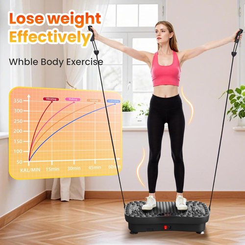AXV Vibration Plate - Full Body Fitness Machine for Lymphatic Drainage & Weight Loss | Gym Shaker Pad