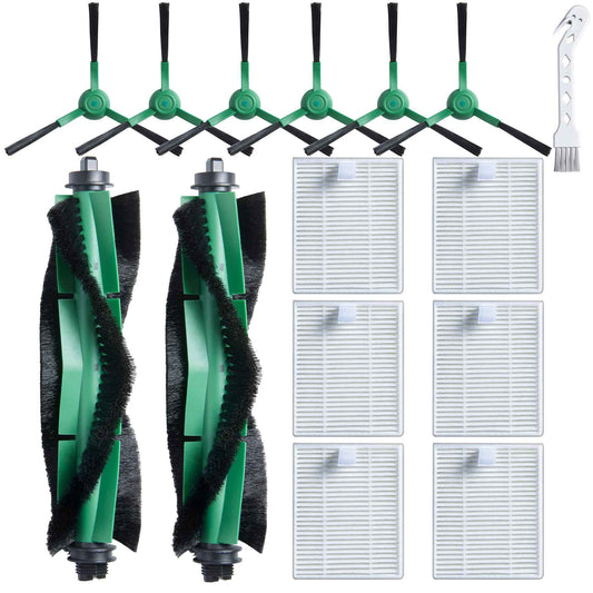 Replacement Parts for iRobot Roomba Q0120 Q0110 Combo Essential Y0140 Y0112 Y0110 Robot 104 105, 15 Pack Quality Accessories for Better Cleaning Performance