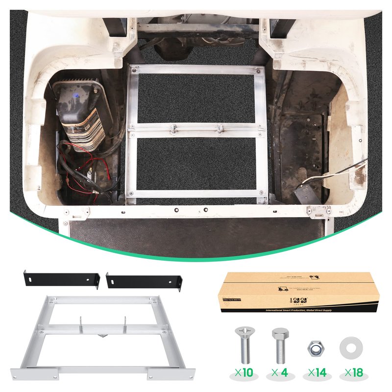 10L0L Aluminum Battery Tray for EZGO TXT & Medalist 1994-2013 Electric 36V 48V Golf Cart