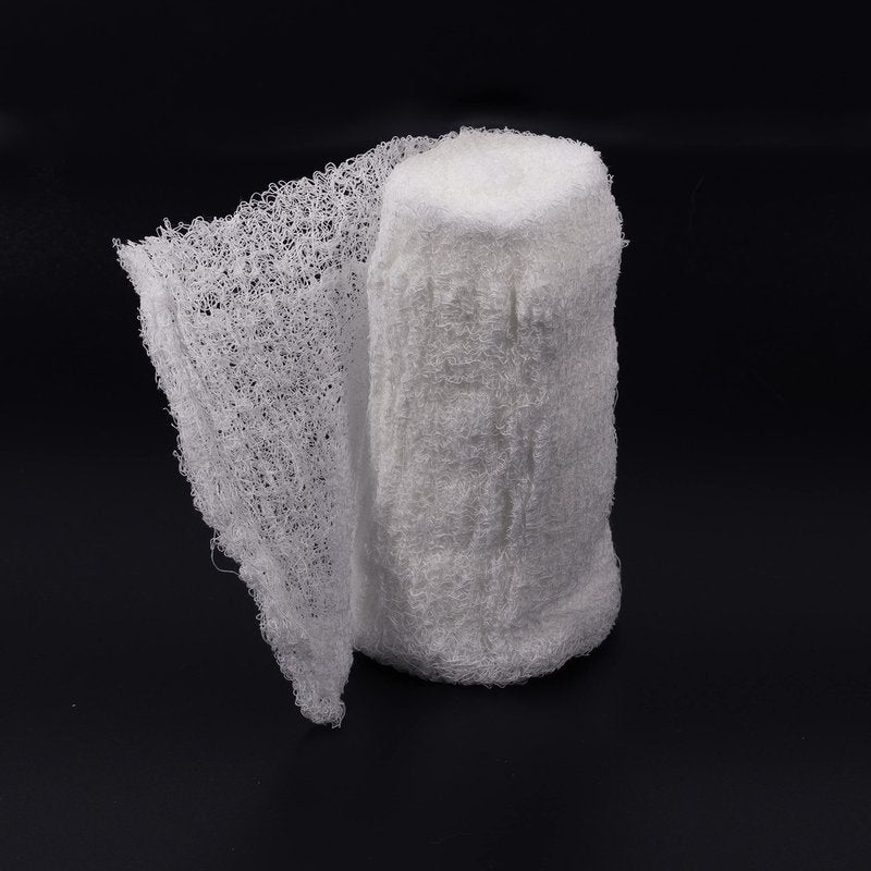 Vakly Sterile Kerlix Gauze Bandage Rolls 4.5" x 4.1 yds (5 Pack) – 6-Ply 100% Cotton Krinkle Gauze, Highly Absorbent Fluff Bandage Wrap, Individually Wrapped