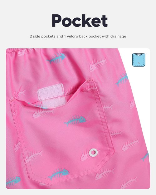 Maamgic Men's Swim Trunks - Quick Dry Swim Shorts with Mesh Lining | 7-Inch Funny Bathing Suits