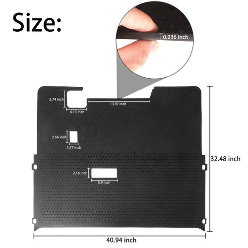 10L0L Golf Cart Floor Mat Full Coverage Factory Floormate Fits EZGO TXT 1996-up Gas and Electric Replace OEM# 70048-G01, 70663-G01, 70663-G02, 70995-G01, 70995-G02 - Black