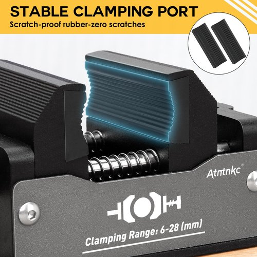 Golf Club Regripping Pro Kit, Quick Release Golf Grip Removal Tool Aluminum Vise Clamp Beginner-Friendly Home Vise with Golf Grip Replacement Tape, Hook Knife (No Solvent)