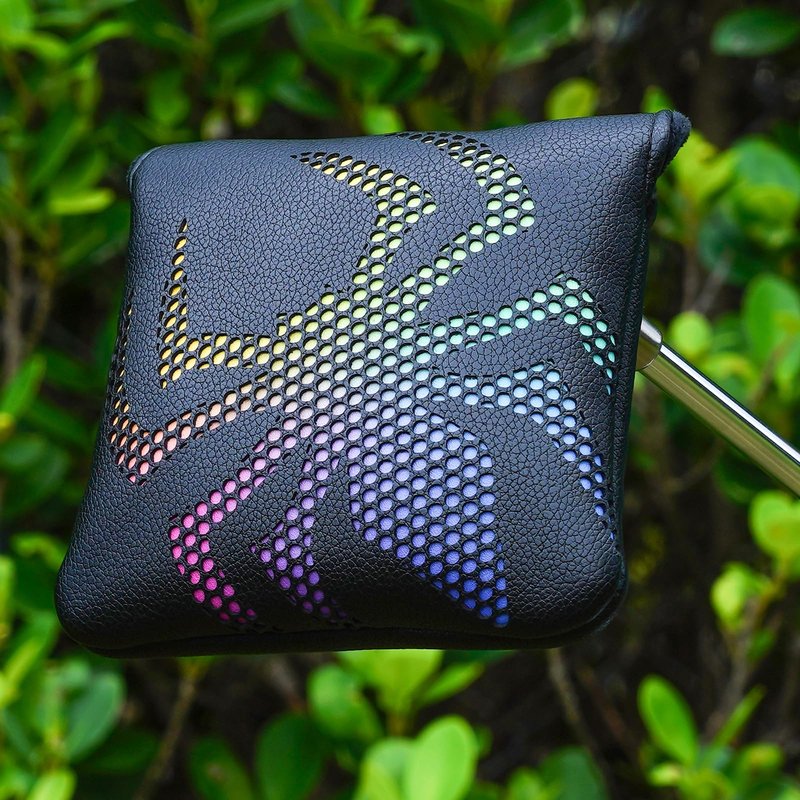 Putter Cover Magnetic, Golf Large Mallet Putter Headcover for Taylormade Spider GTX EX GT (Black)