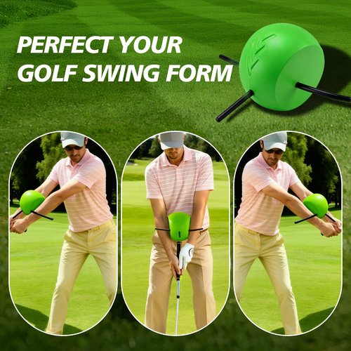 Lqyom The Connector Golf Training Aid, Golf Swing Trainer for Posture Correction and Arm Positioning, Helps Improve Swing Mechanics and Accuracy