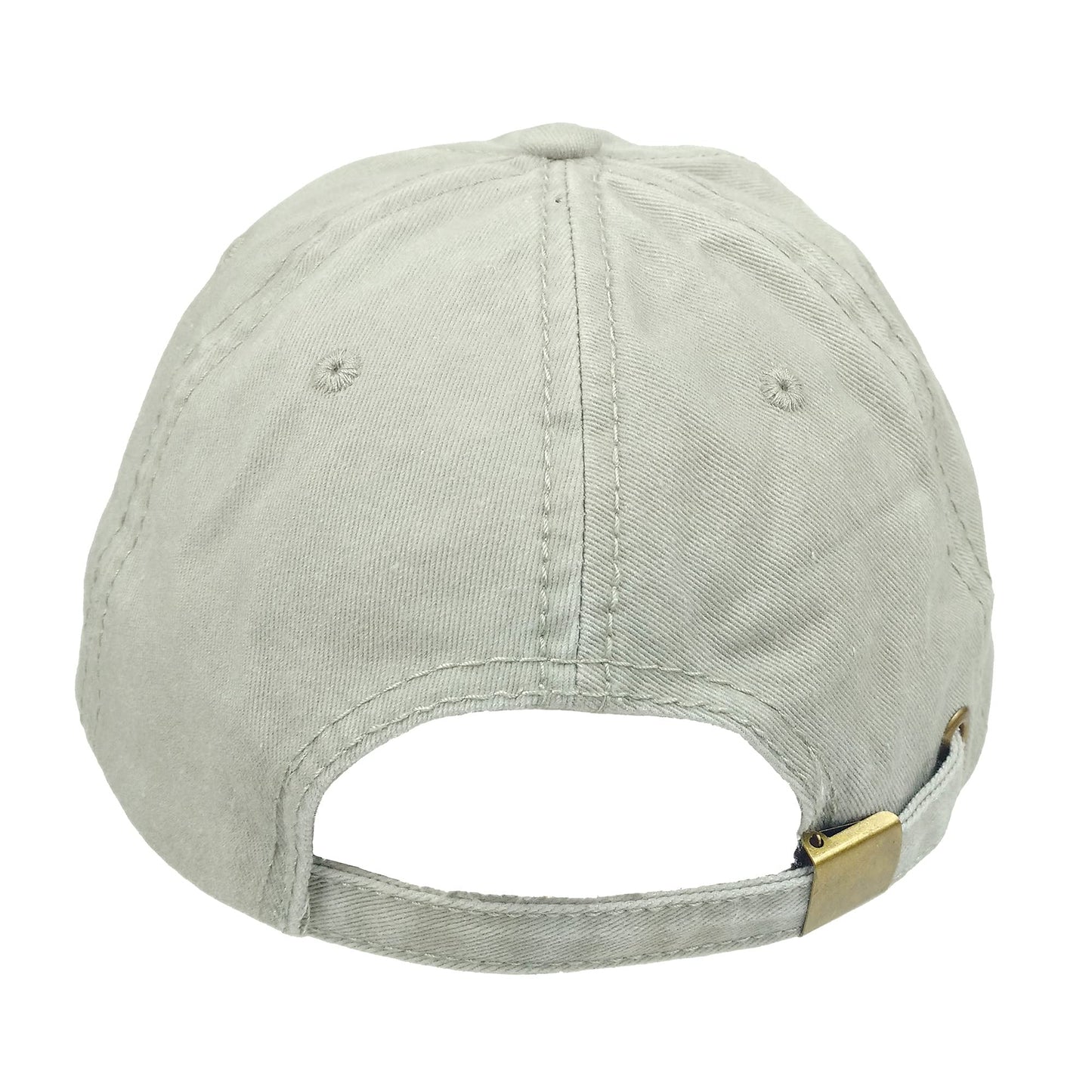 Kaufman - Personalized Adjustable Baseball Cap | Custom Embroidered Hats for Men & Women Soft Washed Design (Sand)
