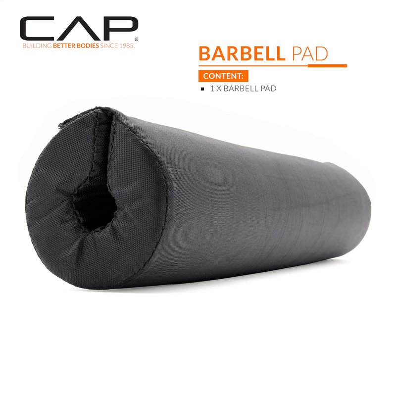 CAP Barbell Squat & Workout Bar Pad – Cushioned Neck & Shoulder Support for Standard & Olympic Bars