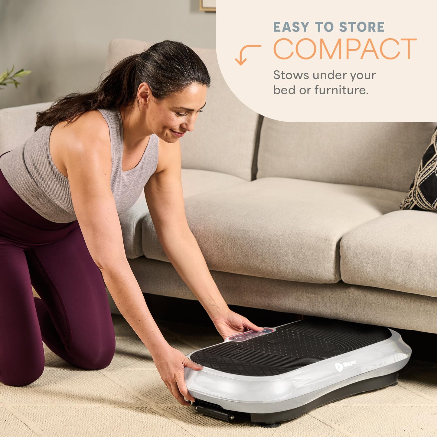 Lifepro Waver Vibration Plate Exercise Machine with 99 Speeds & 10 Presets