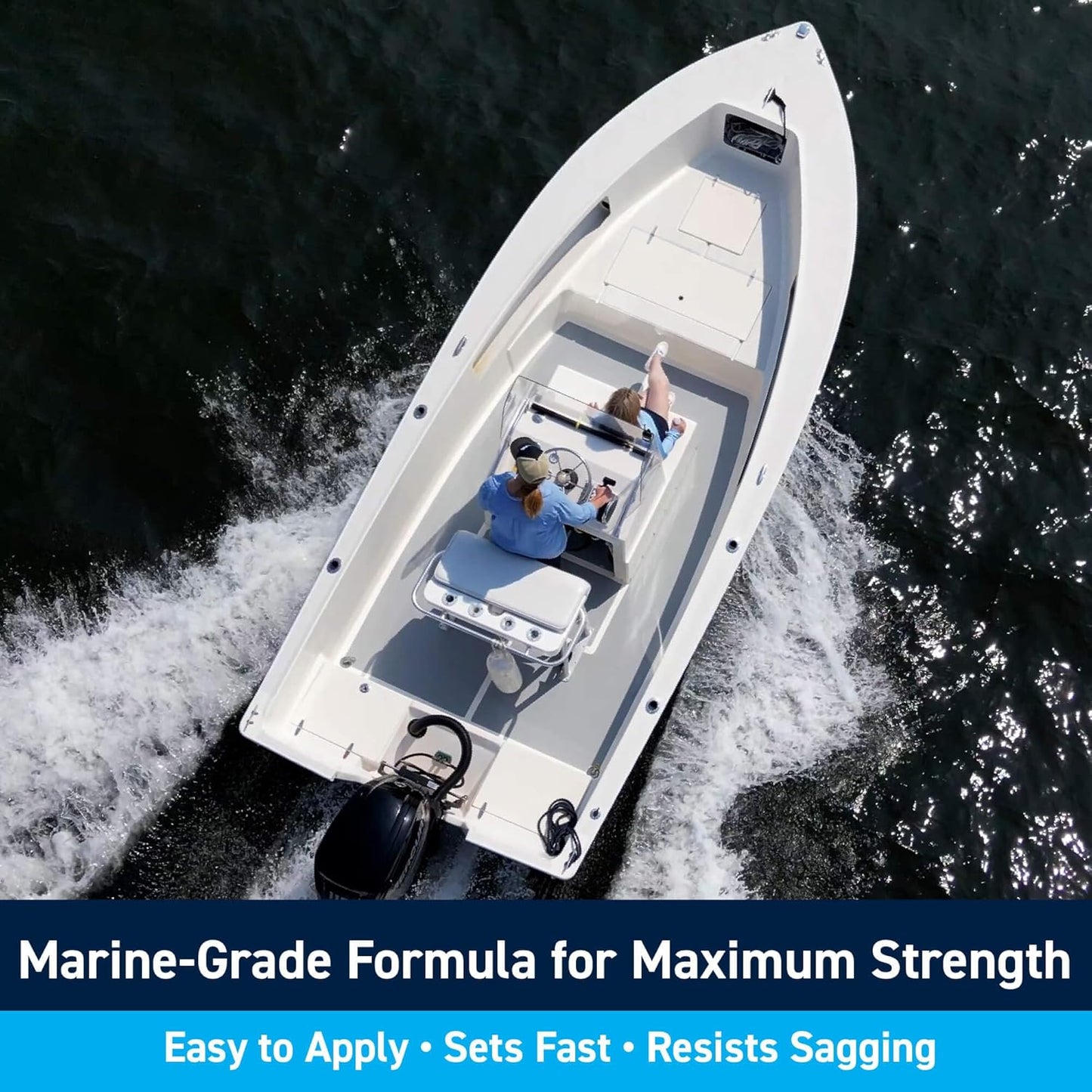 TotalBoat Polyester Structural Repair Putty - Marine Grade Fiberglass Filler for Boat & Auto Repairs