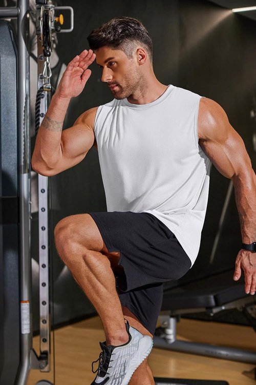 COOFANDY Men's Workout Tank Tops - 3 Pack Sleeveless Gym Tees for Bodybuilding | Comfortable Fit