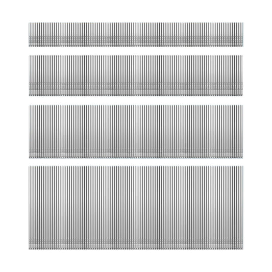 HW HAMWOO 18 Gauge 304 Stainless Steel Brad Nails,18 GA Nail Gun Nails Assorted, Suitable for Most Brand of 18 Gauge Pneumatic and Electric Brad Nailer(2",1-1/4",1",5/8")