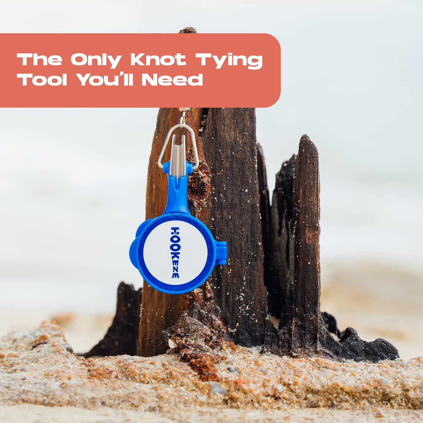 HOOK-EZE New All in One Nail Knot Tying Tool | Pack of 2 | Protect from Fish Hooks | Tie Fishing Knots Easily | Cool Gadgets | Ice & Fly Fishing Gifts & Accessories for Beginner Anglers - Green