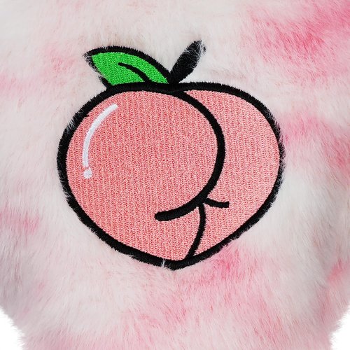 Craftsman Golf Club Cover Peach Pink Driver Headcover Funny Driver Head Cover Tie-Dye Plush Fuzzy Golf Club Cover for Women Golf Gift for Female Golfers
