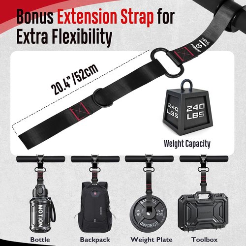 FitBeast Forearm Strengthener - Adjustable Wrist Roller with Thicker Handle for Grip Strength & Muscle Building