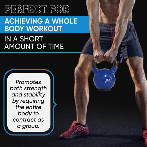 Kettlebell Sets | Professional Grade Cast Iron Strength Training for Home Workouts - Durable & Safe Design
