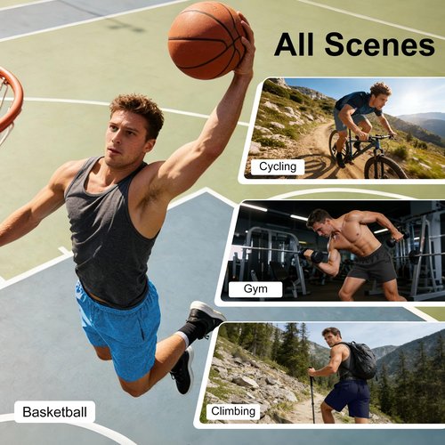 HovSiyla 5 Pack Mens Athletic Basketball Drawstring Shorts Pockets Gym Tennis Quick Dry Workout Casual Running Trunks for Men 5 Set A X-Large