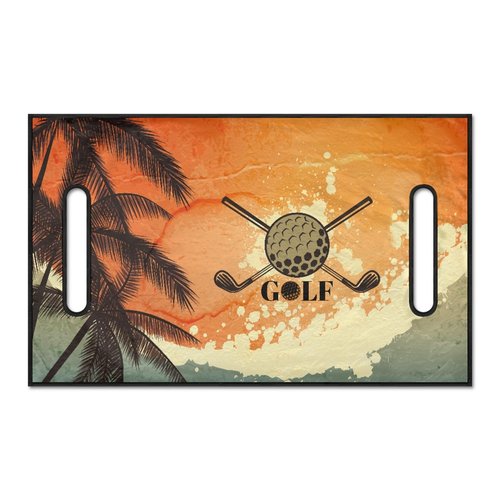 FUIBENG Golf Cart Seat Blanket Towel Universal Fit Most 2 Person Seat Golf Cart Club Car Breathable Material Towel Blanket, Golf Palm Tree