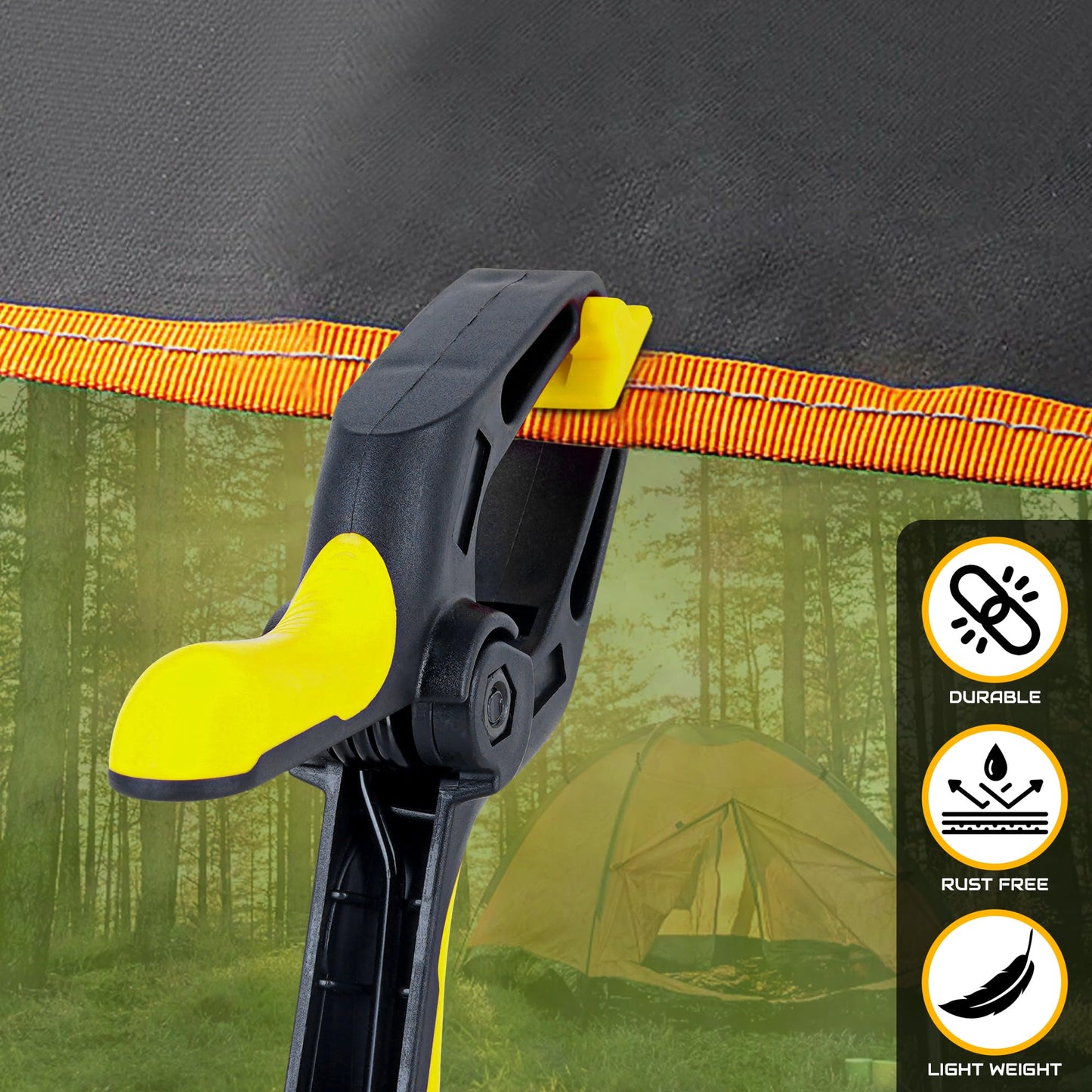 10 Pack Heavy Duty Clamps - 4 Inch Clamps for Ballon Arch with textured handles - Heavy Duty Clips for Backdrop, Photography and Home Improvement