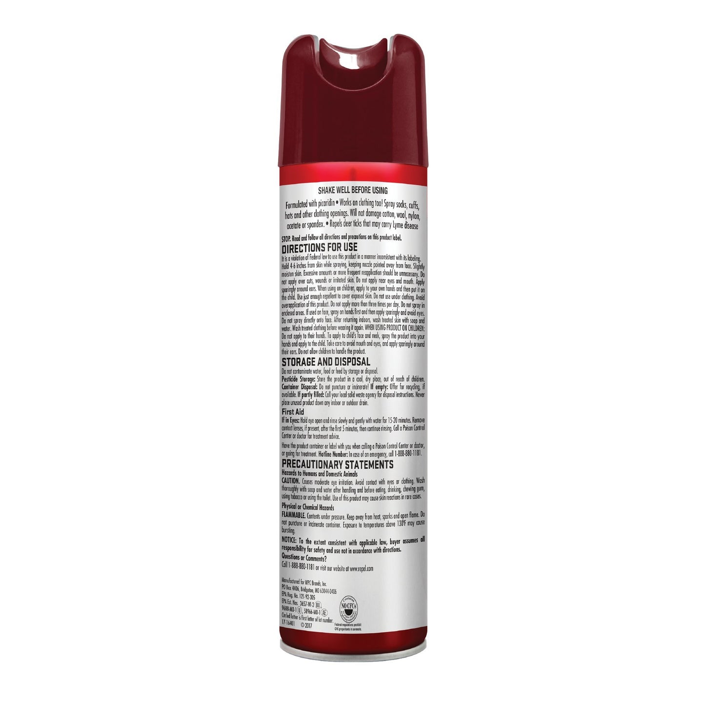 Repel Tick Defense, Aerosol Spray, 6.5-Ounce, Pack of 6