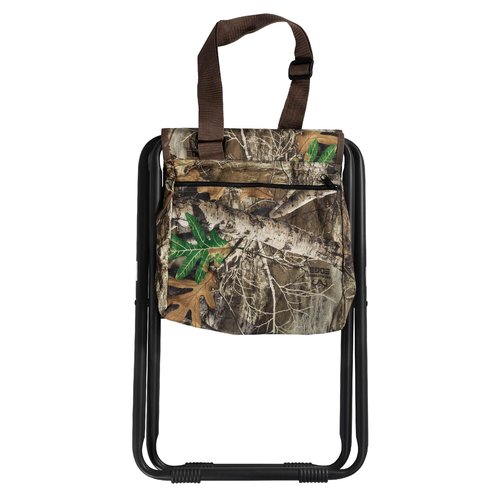 Hunters Specialties Dove Seating Stool Without Backrest - Steel Frame Foldable Design Portable Lightweight Hunting Camping Blind Chair - Realtree Edge