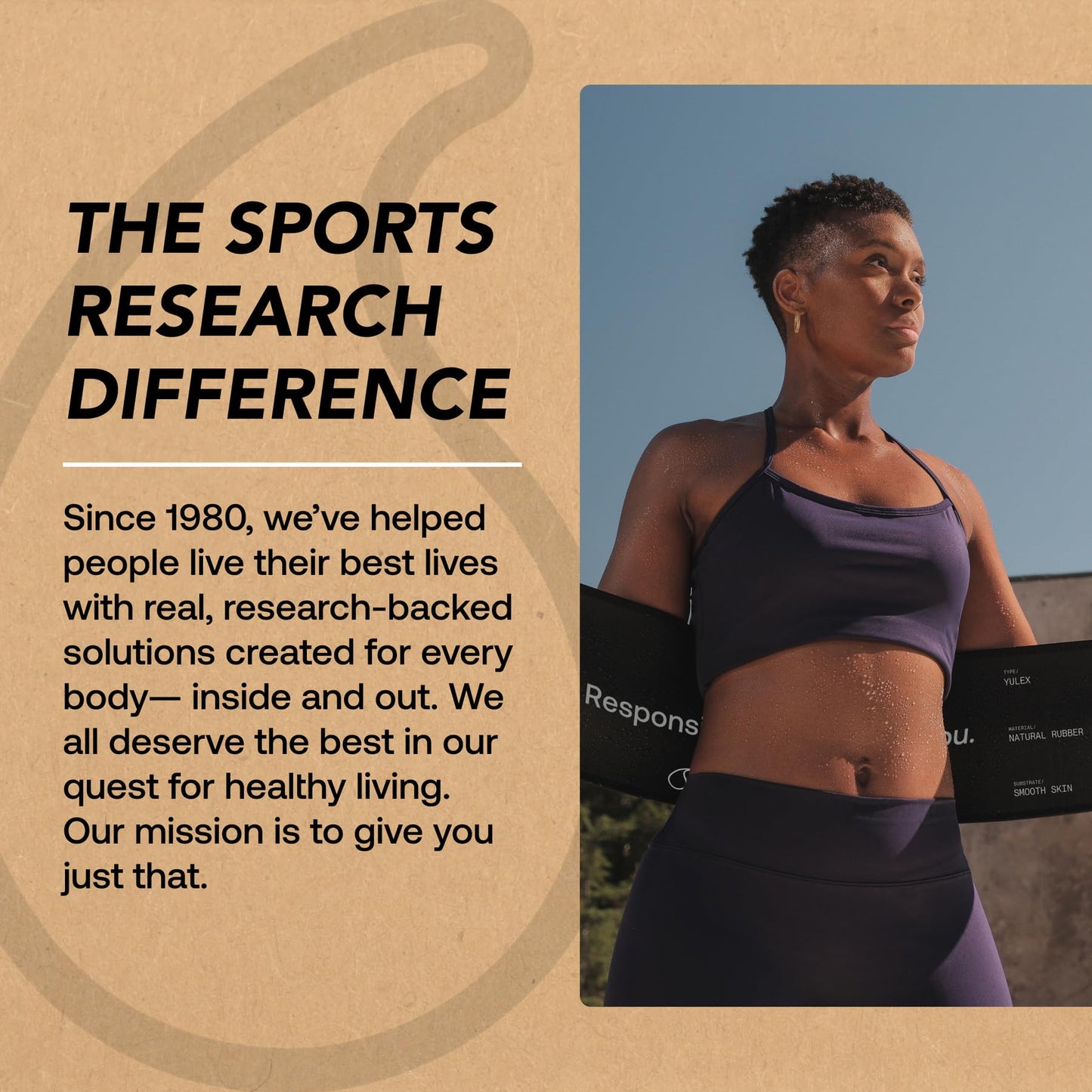Sports Research Sweet Sweat® Waist Trimmer Eco-Series, Medium (Eco Black)