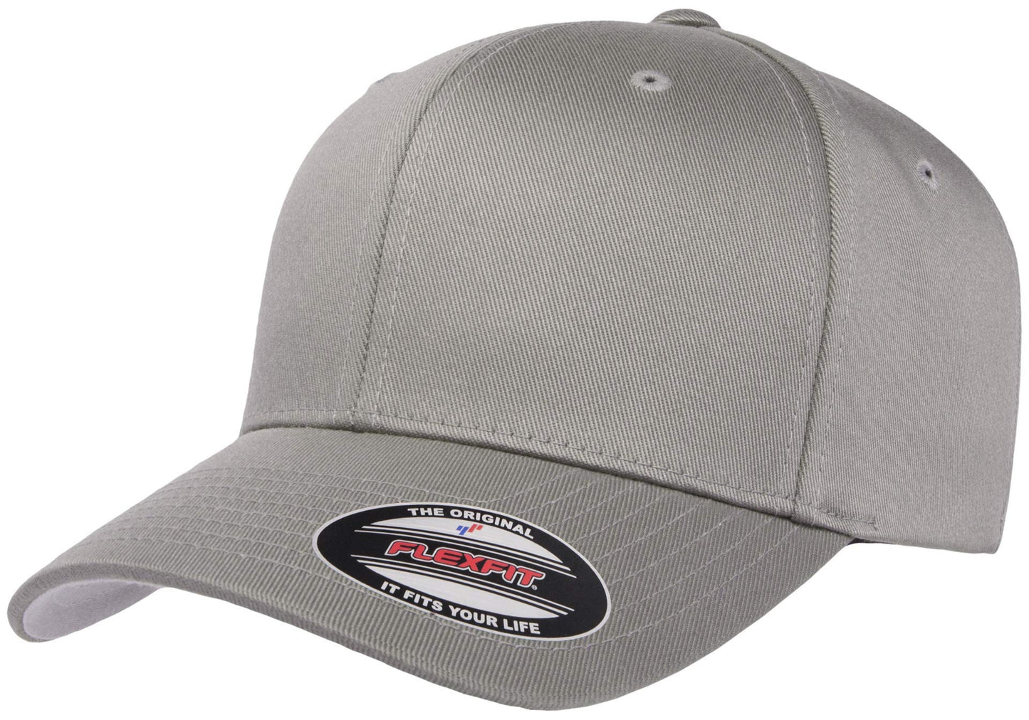Flexfit Men's Athletic Baseball Fitted Cap, Gray, Large-X-Large