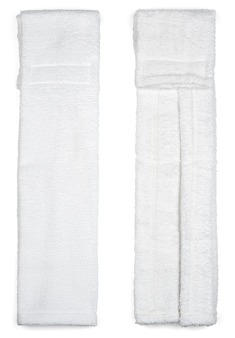 Suddora Football Towel, Pure Cotton Quarterback Football Field Towel with Hook & Loop Closure, Sports Towels for Sweat & Maintaining Grip, Versatile for Gym, Yoga, Youthful, White