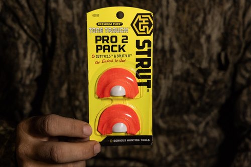 Hunters Specialties H.S. Strut Tone Tough Pro 2-Pack - Split V II & Cutt'n 2.5 Diaphragm Mouth Turkey Calls