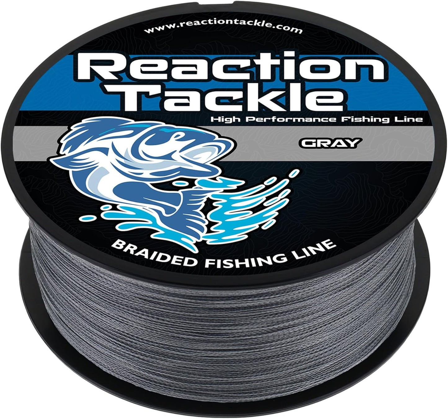 Reaction Tackle Braided Fishing Line - Pro Grade Power for Saltwater & Freshwater - High Visibility Colors