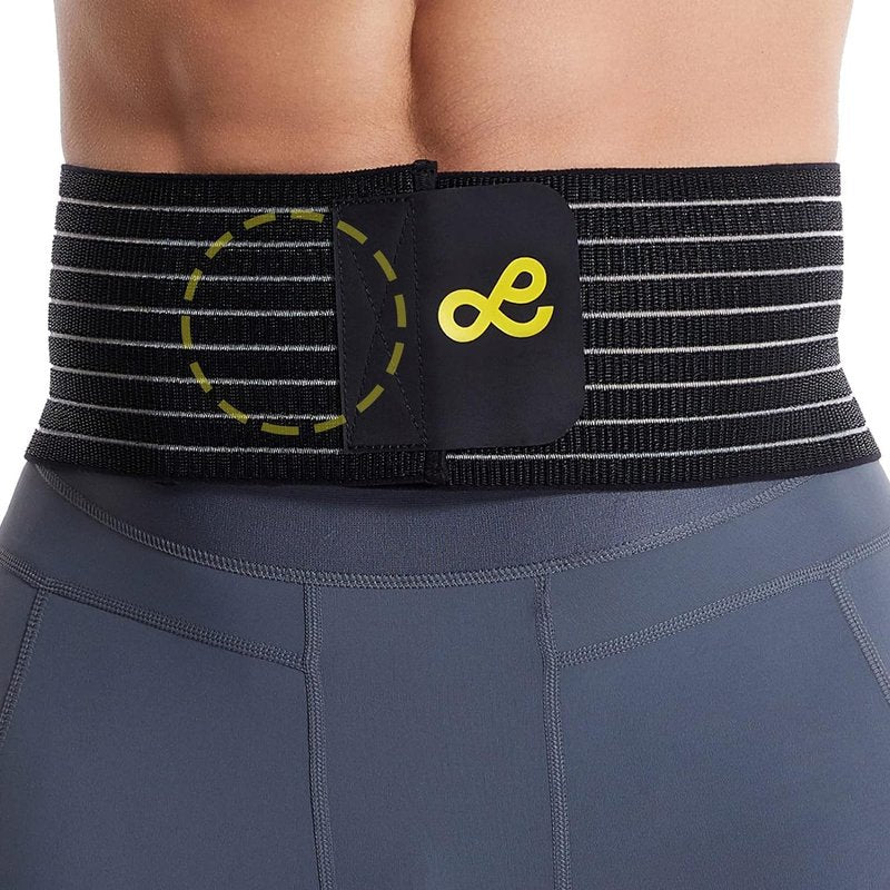Umbilical Hernia Belt for Men & Women, Abdominal Binder Adjustable Truss Support with Compression Pads for Naval, Ventral, Incisional, Epigastric, Belly Button Hernias, Pre Post Surgery,Super Breathable-L