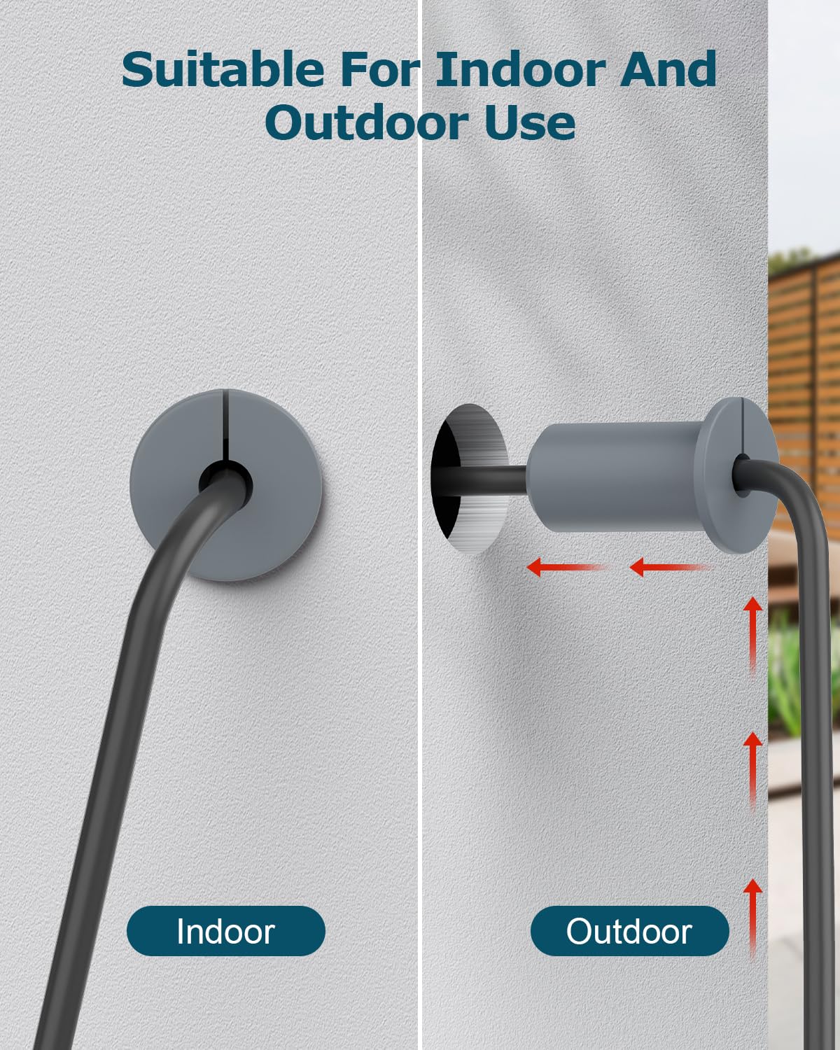6 PCS Starlink Wall Grommets for Cables 3/4 Inch Starlink Wall Cable Pass Through Bushing Grommets Silicone Waterproof Cable Grommet for Starlink Cable Routing Kit for 3/4 inch Wall Hole Gray 6 Pack