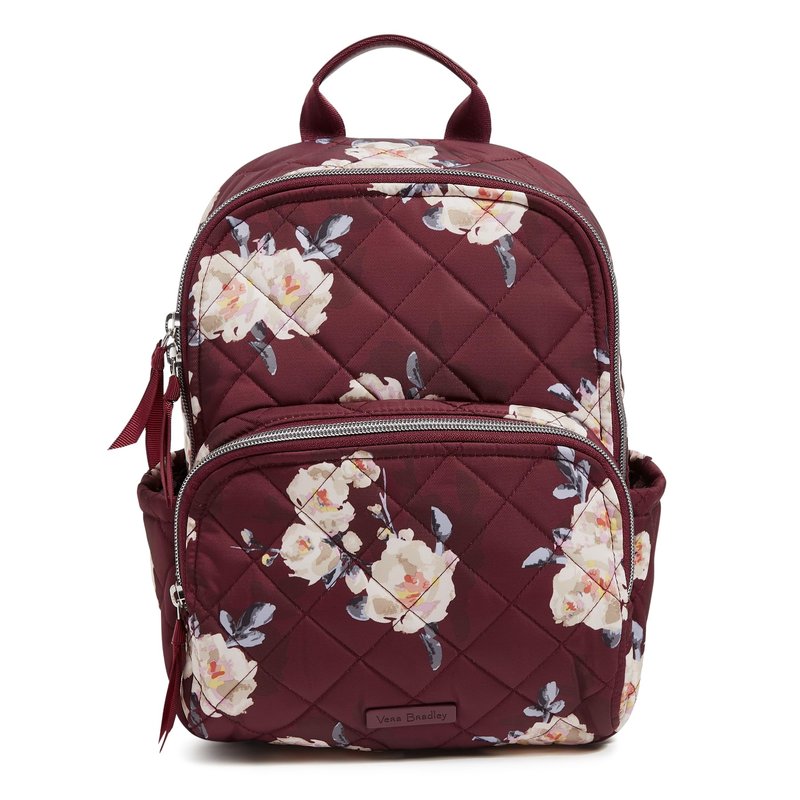 Vera Bradley Women's, Performance Twill Small Backpack, Blooms and Branches, One Size