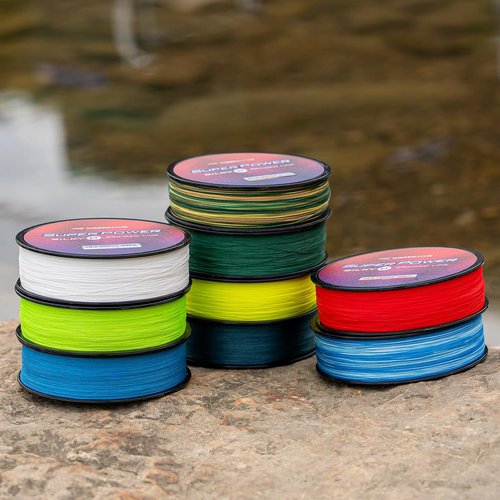 KastKing SuperPower Braided Fishing Line - Abrasion Resistant, Zero Stretch, Smaller Diameter - Essential Fishing Gear