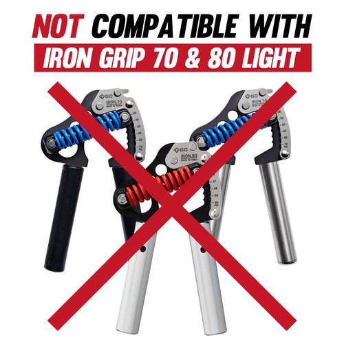 GD Pinch Grip for GD IRON GRIP EXT model, Finger Strengthener Hand Grip Exerciser Strengthener Premium Adjustable Hand Gripper for Climber