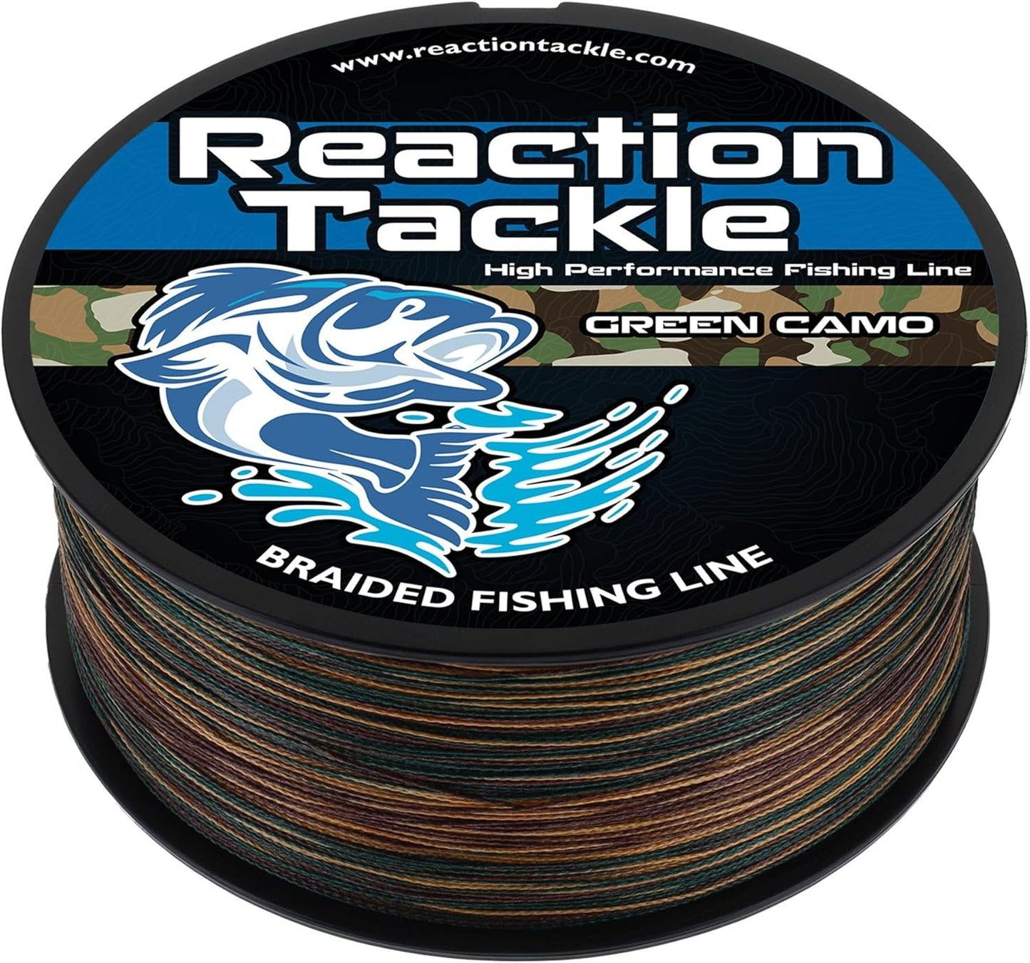 Reaction Tackle Braided Fishing Line - Pro Grade Performance for Saltwater & Freshwater - High Visibility Color Options