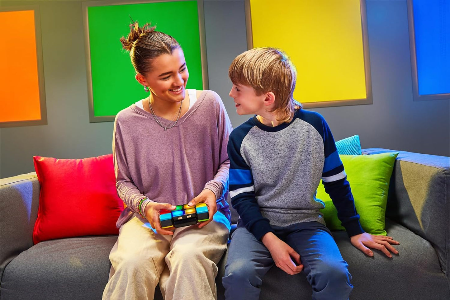Moose Games Flipslide - Fast-Paced Handheld Puzzle Toy for Ages 8-13 | Perfect Travel Game for Kids