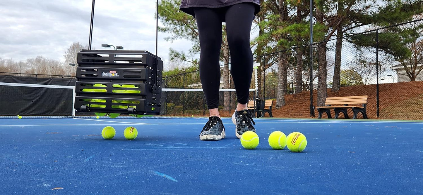 Tourna Tennis Ball Carry Bag - Holds 18 Balls | Durable Mesh Design for Easy Transport