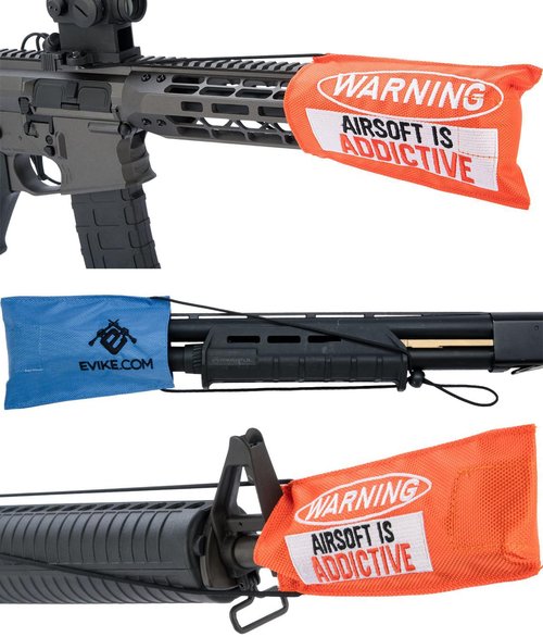 Evike - Tactical Airsoft Cover w/Bungee Cord (Model: RBP/Orange/X-Large)