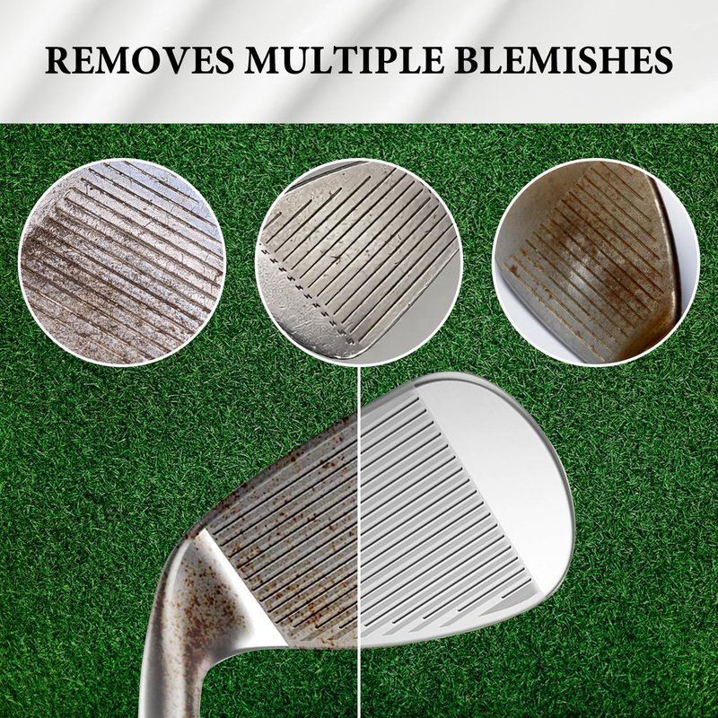 XQ XIAO QIAO Golf Club Polish and Golf Club Cleaner Kit, 300ml 3-in-1 Rust, Scuff & Stain Remover and Rust Remover for Aluminum, Metal, Zinc and Steel