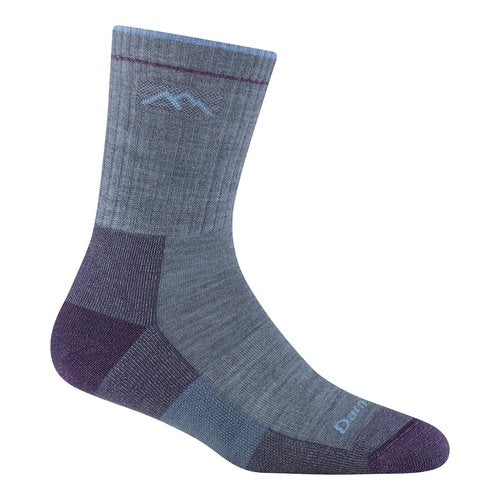 Darn Tough Women's Hiker Micro Crew Midweight with Cushion Sock (1903) - Light Denim, Small