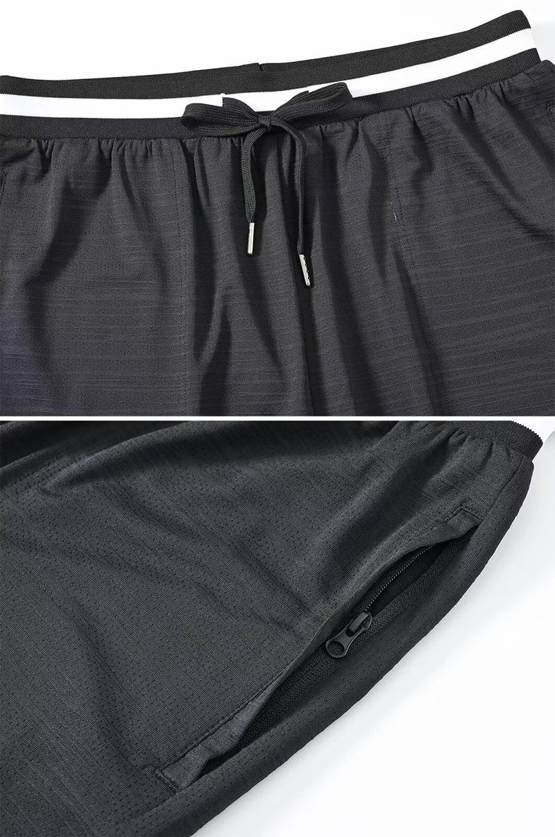 Tyhengta Men's Outfits Performance activewear sets Gym Athletic Tracksuits Sportswear 2 Piece Set Grey Large