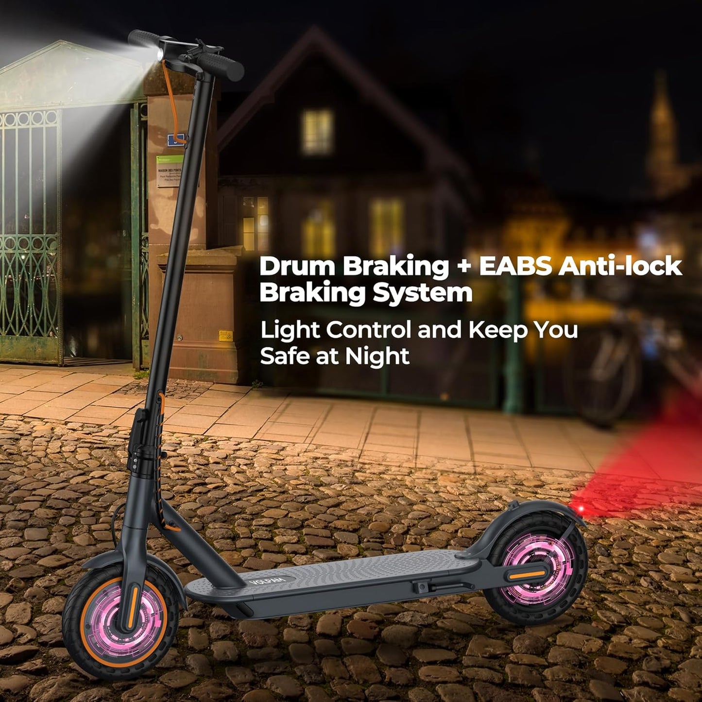 Skiennix Electric Scooter for Adults - Dual Suspension, 350W Motor, 19/22 MPH, 8.5/10-Inch Tires