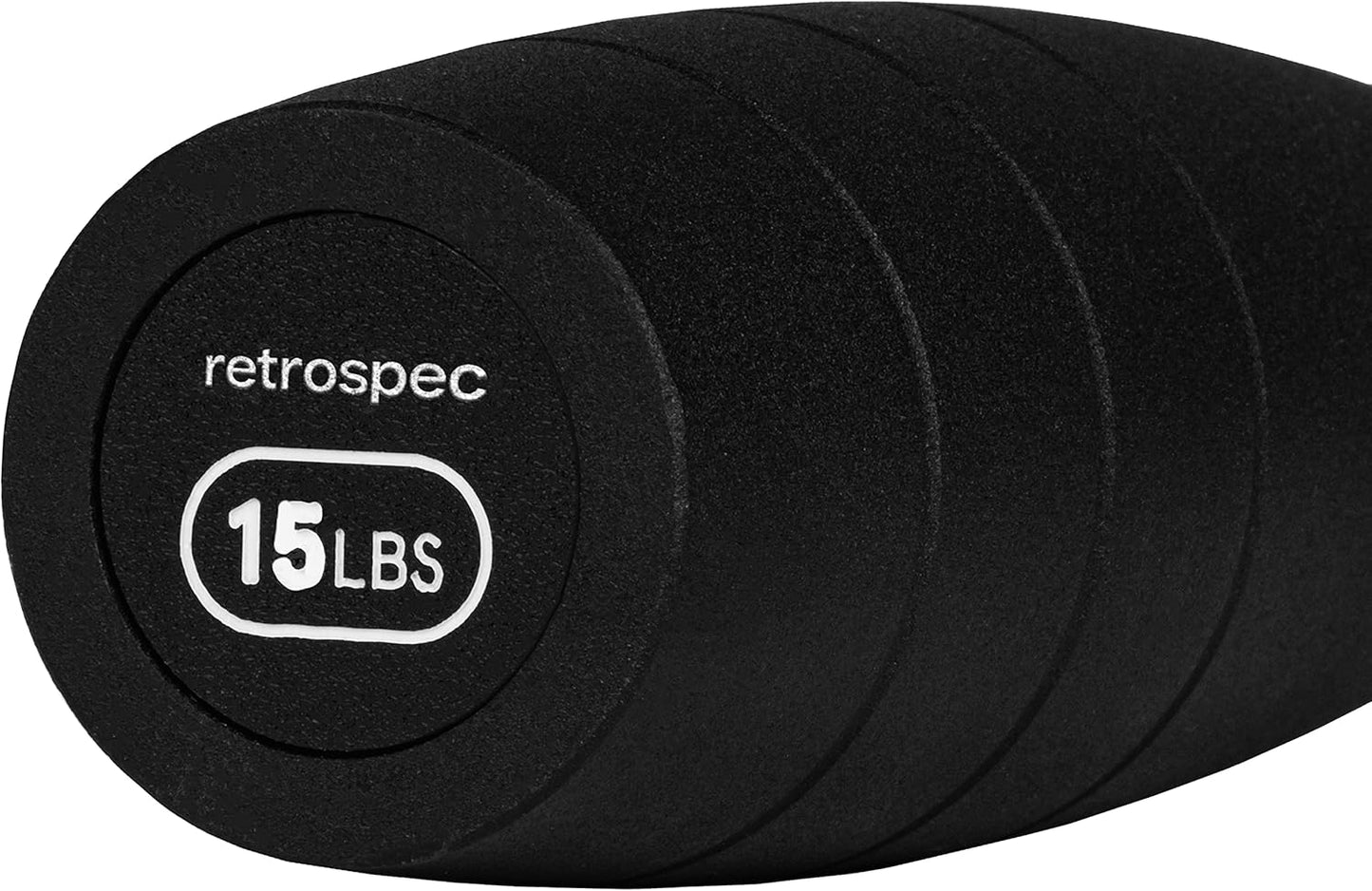 Retrospec Grip Steel Club - Versatile Strength Training & Rehabilitation Tool | 5, 10, 15lb Options for All