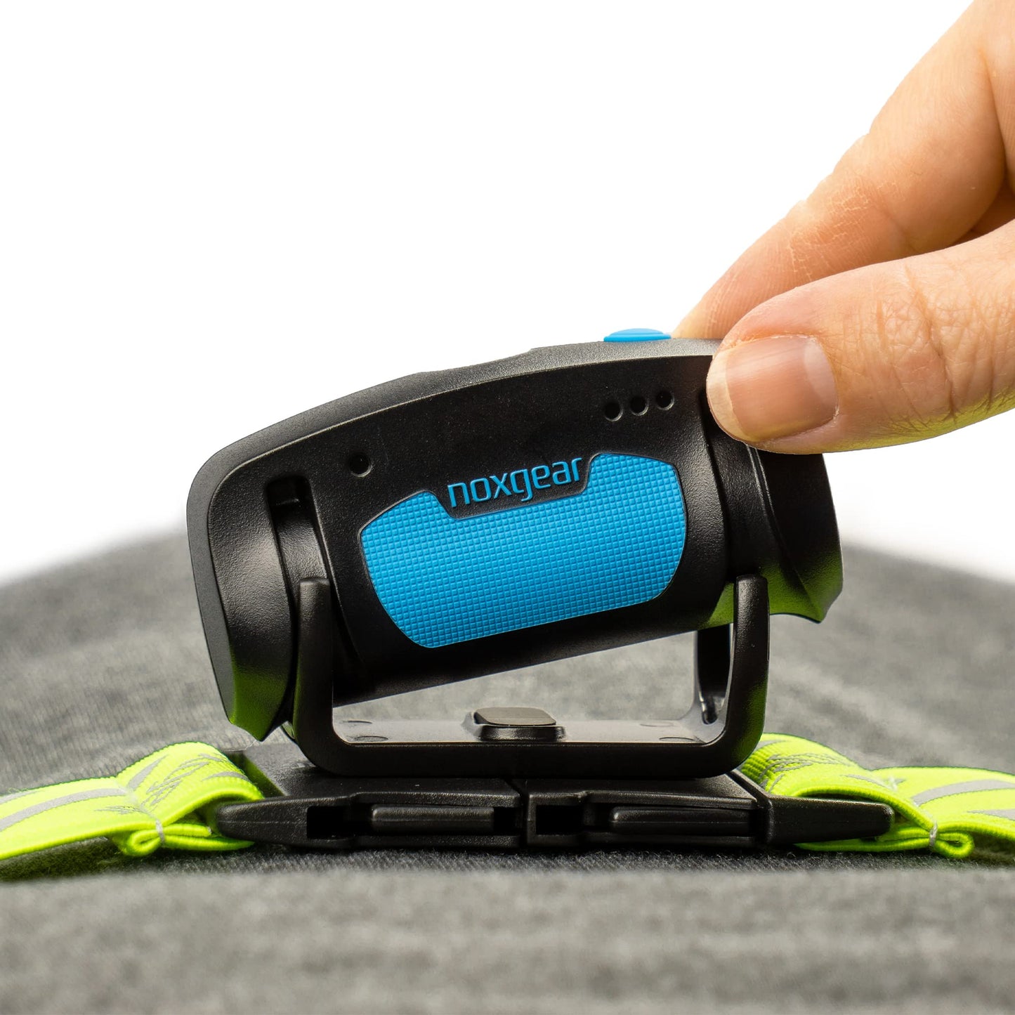 noxgear Tracer Add-On Chest Light - 500 Lumens, Rechargeable (USB-C), Weatherproof LED Running Light, Walking and Hiking - Bright Flood Beam - Comfortable - Dual-Modes